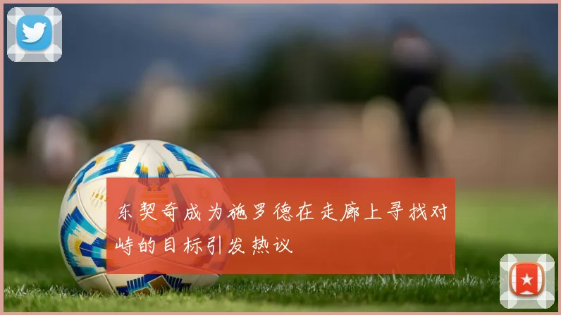 东契奇成为施罗德在走廊上寻找对峙的目标引发热议