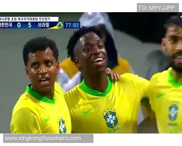 罗德里戈梅开二度助巴西5-0大胜韩国荣膺全场最佳球员